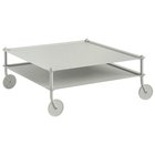 Muuto Flow Sohvapöytä 95x95 Cm - Sohvapöydät Jauhemaalattu Teräs Harmaa - FLWCOT01