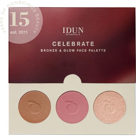 IDUN Minerals Celebrate Bronze & Glow Face Palette