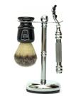 Parker 3 Piece Black Brush-43M (Mach3)-Chrome Stand - Multi/patterned - ONE SIZE