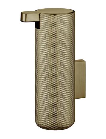 Blomus Wall-Mounted Soap Dispenser - Ø 5,55 Cm, 165 Ml - Modo Rof - Brass - Gold - ONE SIZE
