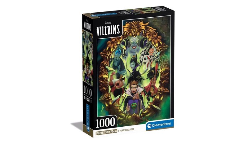 Clementoni 1000 Villains Compact Palapeli – kuva 1/1