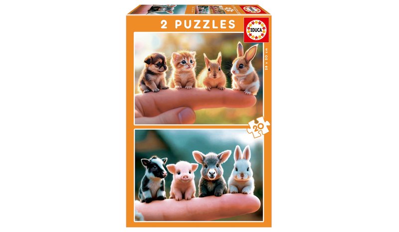 Educa - 2X20 Baby Animals (80-20221)