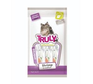 Truly - Cat Creamy Lickable Shrimp & Codfish 70g - (WP11377)