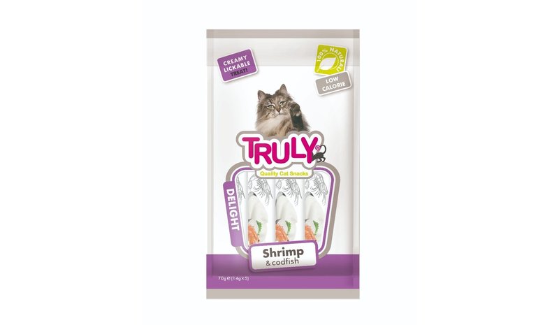 Truly - Cat Creamy Lickable Shrimp & Codfish 70g - (WP11377)