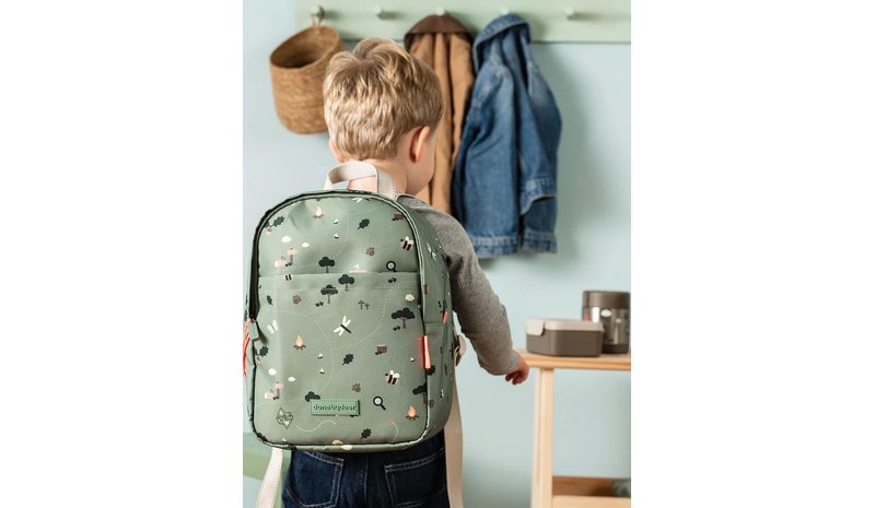 Done by Deer - Kids backpack Tiny trails - Green - 7,5 L – kuva 1/6