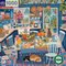eeBoo - Puzzle 1000 pcs - Blue Kitchen - (EPZTBUK – kuva 1