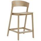 Muuto Cover Baarituoli Selkänojalla 65 Cm - Baarijakkarat Tammi - COVCOUN0111