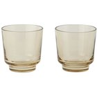 Muuto Raise Juomalasit 2 Kpl:n Pakkaus 20 Cl - Juomalasit Käsinpuhallettu Lasi Ochre - 12424