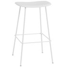 Muuto Fiber Tube Baarijakkara 75 Cm / Valkoinen - Baarijakkarat Luonnonvalkoinen - FIBARTUN04041