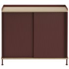 Muuto Enfold Senkki 45x100 Cm Oiled Oak / Deep Red - Senkit ja sivupöydät Jauhemaalattu Teräs ä–ljytty Tammi - ENSBD100A05