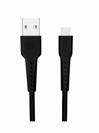 Swissten Basic Universal Quick Charge USB-C Data and Charging Cable 1m Black