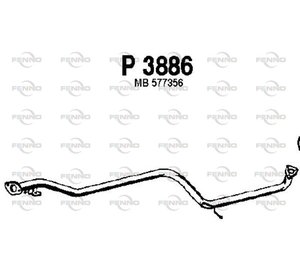 Fenno P3886 keskiputki