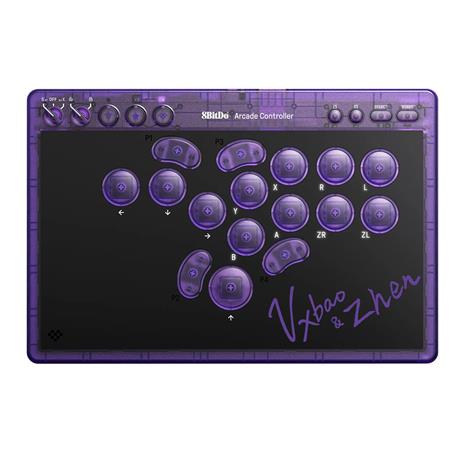 8Bitdo Arcade Controller, PC/Nintendo Switch -peliohjain
