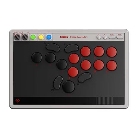 8Bitdo Arcade Controller, PC/Nintendo Switch -peliohjain