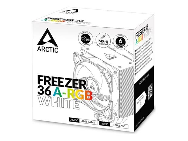 Arctic Freezer 36 A-RGB (White) - CPU-ilmanjäähdytin