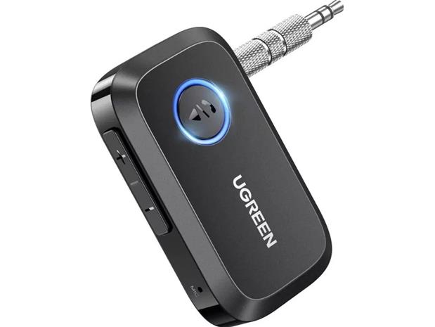 Bluetooth 5.3 äänivastaanotin AUX mini jack 3.5mm Ugreen, musta