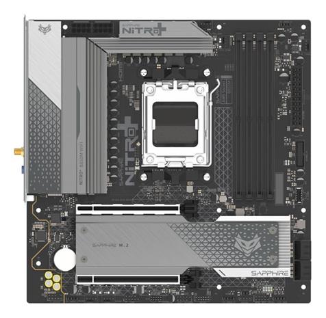 Sapphire NITRO+ B850M WIFI Emolevy - AMD B850 - AMD AM5 socket - DDR5 RAM - Micro-ATX