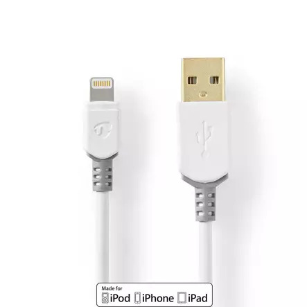 Nedis Lightning cable - Lightning / USB - 2 m