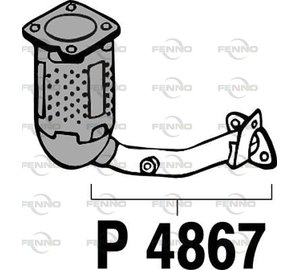 Fenno P4867 etuputki