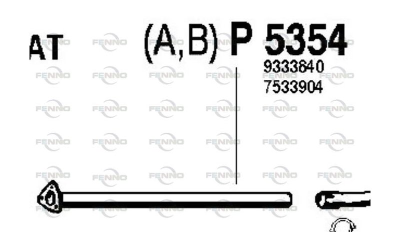 Fenno P5354 keskiputki