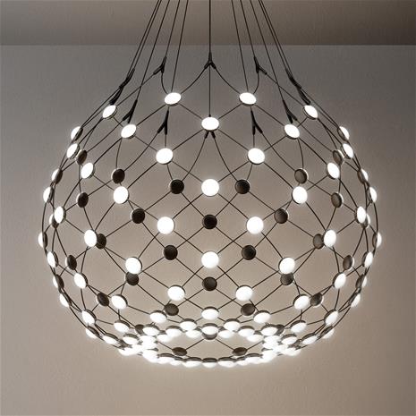 Luceplan Mesh riippuvalaisin Ø 80 cm 3 m ripustin – kuva 5/5
