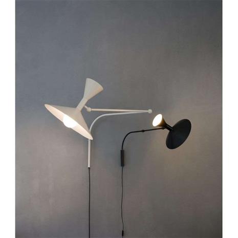 Nemo Lighting - Lampe de Marseille Seinävalaisin Matt Grey