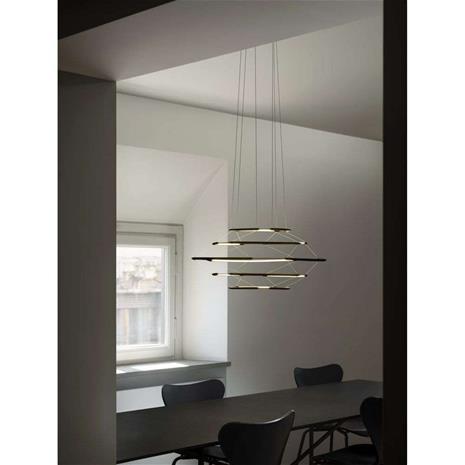 Nemo - Drop 5 Riippuvalaisin Satin Gold Lighting