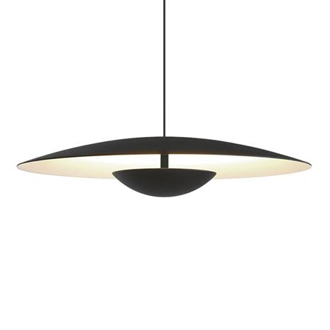 MARSET Ginger-LED-riippuvalo Triac Ø32cm musta/val