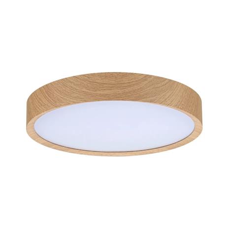 Paulmann Tega -LED-kattovalaisin IP44 CCT, puu
