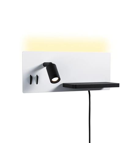 Paulmann-LED-seinävalaisin Serra USB C, oikea