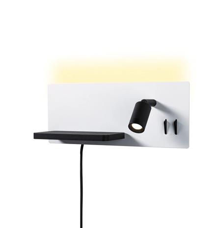 Paulmann-LED-seinävalaisin Serra USB C, vasen