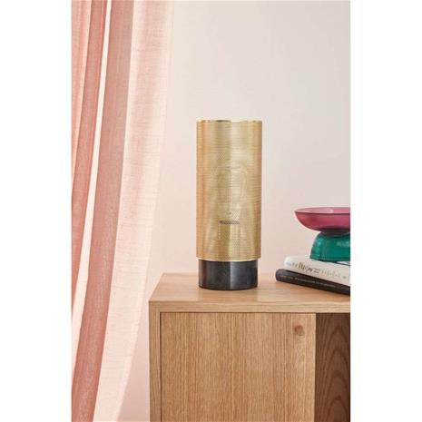 Hübsch - Edge Pöytävalaisin Brass/Black