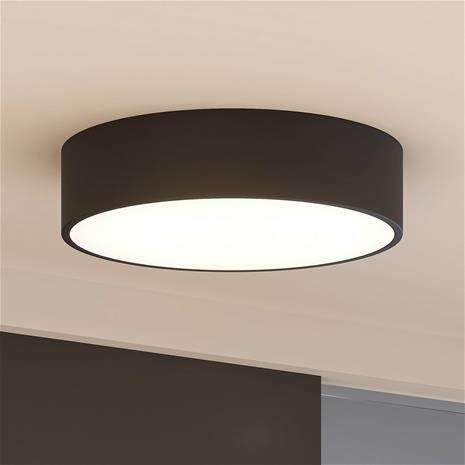 Arcchio Noabelle -LED-kattovalaisin, musta, 40 cm