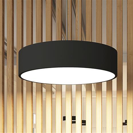 Arcchio Noabelle -LED-riippuvalaisin, musta, 40 cm