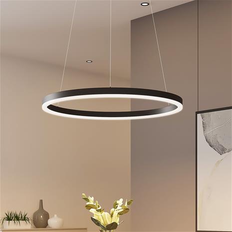 Arcchio Albiona -LED-riippuvalaisin 1 rengas 60 cm
