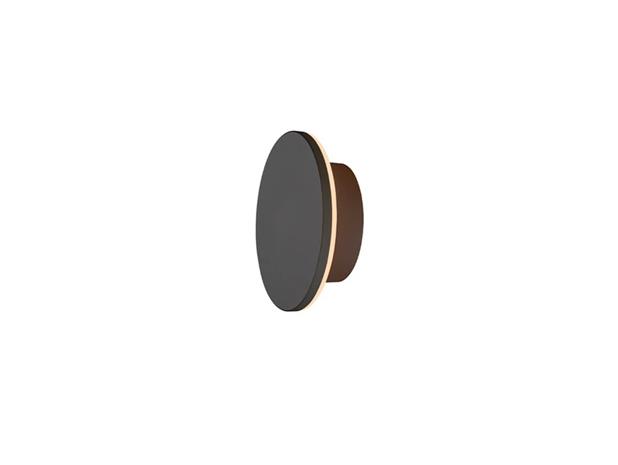 SLV - D-Ring Seinävalaisin Up/Down S IP65 Black SLV
