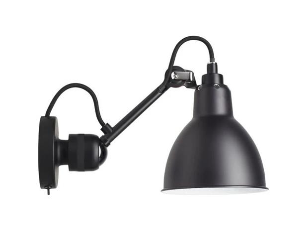 DCW - 304SW Seinävalaisin Musta Lampe Gras – kuva 2/3