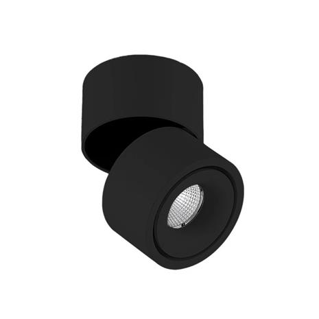 Arcchio LED-kattovalaisin Rotari, 8,9W, 1-valo, musta
