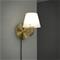 Herstal Gil seinälamppu Satin brass-opaalilasi – kuva 4