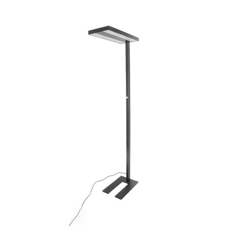 Logan Basic-LED-lattiavalo 4000K, himmennys, musta