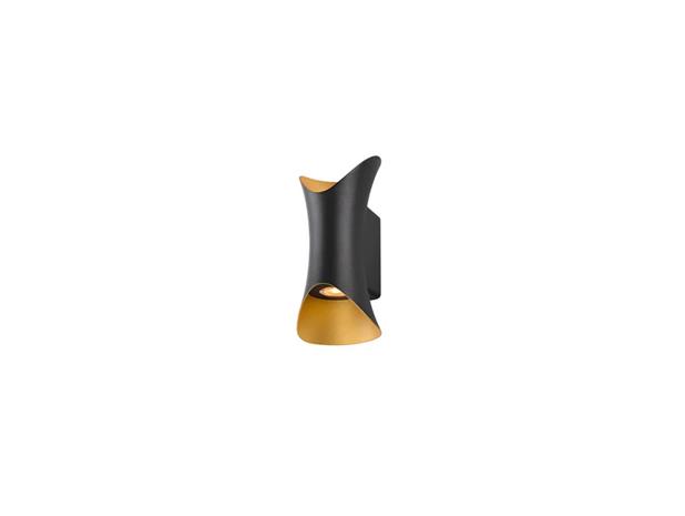 SLV - Modela Seinävalaisin Up/Down Black/Gold SLV