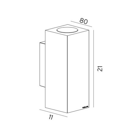 Norlys - Sandvik Up/Down Ulko Seinävalaisin LED Graphite