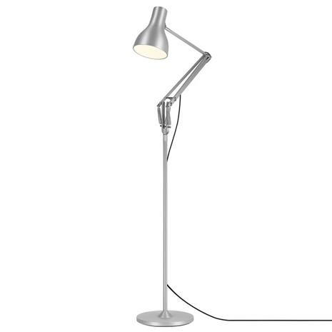Anglepoise Type 75 -lattiavalaisin, hopea