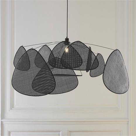 MARKET SET Screen XL -riippuvalo, musta