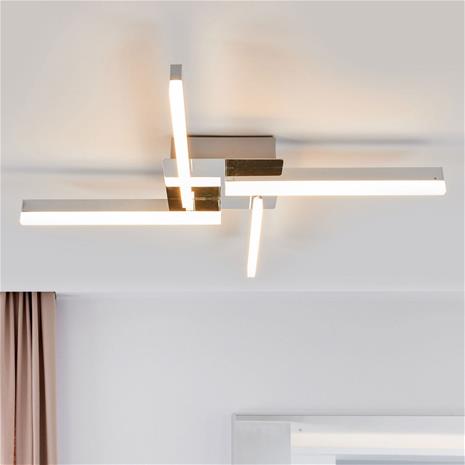 Nelilamppuinen LED-kattovalaisin Patrik, IP44