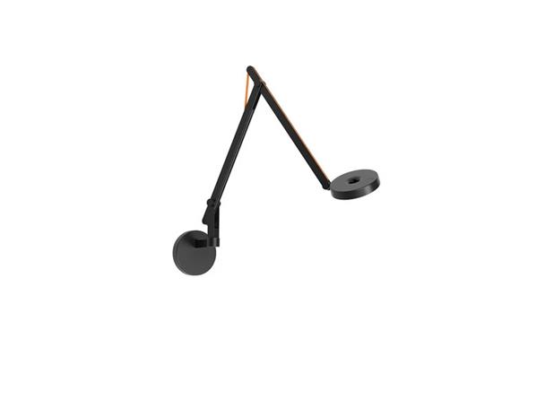 Rotaliana - String W2 Mini Seinävalaisin DTW Matt Black/Orange Rotaliana