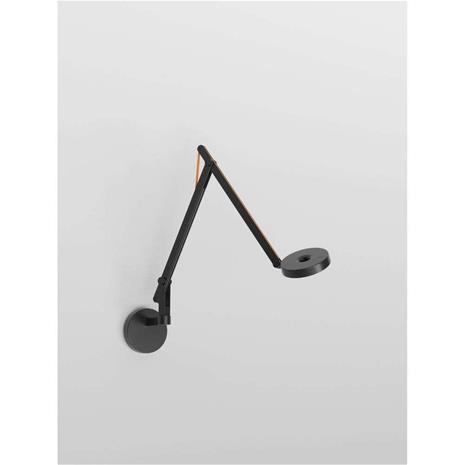 Rotaliana - String W2 Mini Seinävalaisin DTW Matt Black/Orange Rotaliana