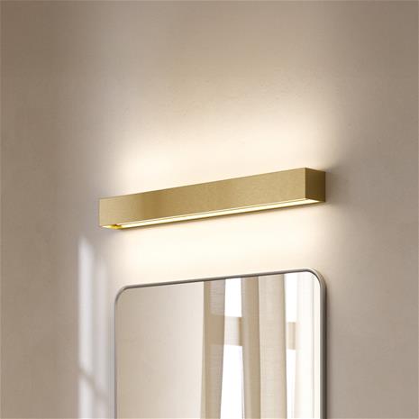 Light-Point Linea W3 seinälamppu switch tune Messinki, 7ä—60 cm