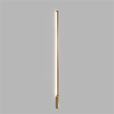 Light-Point Stripe C/W seinälamppu Messinki, 4ä—177 cm