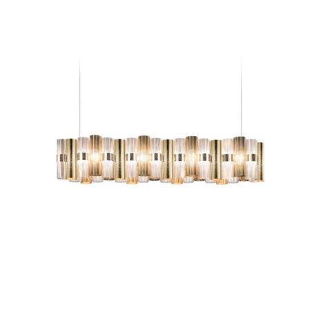 Slamp LED-ripustusvalaisin La Lollo, kullanvärinen, 140 cm